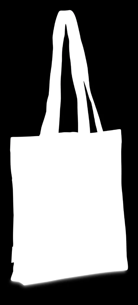 KYANBASU Sacola shopper em canvas reciclado